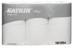 Katrin Toalettpapper-Toalettpapper Plus 360 vit 50m 18100 2-lagigt 42 rullar/kartong - (42 rullar per kartong)