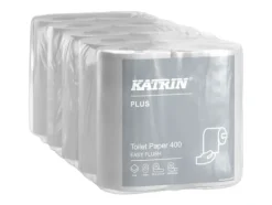 Katrin Toalettpapper Plus Easy Flush 2-lagigt 50m vitt, 5 st x 4 st/krt