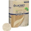 Toalettpapper-Toalettpapper, Lucart T3 Natural, 2-lagers, 44m x 9,6cm, Ø12cm, natur