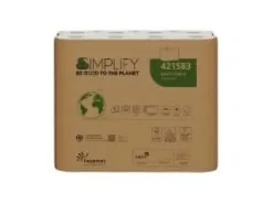 Toalettpapper-Toalettpapper Papernet Simplify 3-lagers L27,5m Nyfiber Vit,32 st/kartong