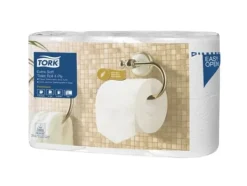 Toalettpapper-Toalettpapper, Tork T4 Premium, 4-lagers, 18,8m x 12,5cm, Ø11,7cm, vitt - (7 st.)