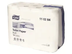 Toalettpapper-Toiletpapir Tork T4 Advanced 2-lags 34,7 m hvid - (24 ruller pr. karton)