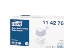 Toalettpapper-Tork Premium Extra Soft T3 - Toalettpapper - 200 g - 252 ark - kvartsvikning - vit - för P/N: 472031, 556000, 556008