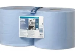 Tork Tork - Pappersrengöringsmedel på liten rulle för kraftig nedsmutsning, 2-lagers, extra absorberande, premium - Blå