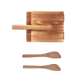 Pressar-Tortillapress i trä - fint hantverk, multifunktionellt degpressverktyg med halkfritt handtag