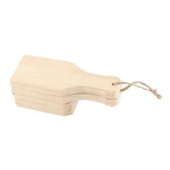 Pressar-Tostonera Plantain Masher Pine Plantain Press Smasher Återanvändbar djup plantain korgmaskin med hängande snöre