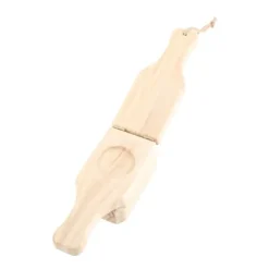 Pressar-Tostonera Plantain Masher Pine Plantain Press Smasher Återanvändbar djup plantain korgmaskin med hängande snöre