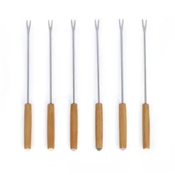 Fondueset-Traditionell fondue-set - LIVOO - MEN426C - 2,6L - 6 personer - Emaljerad gjutjärn - 6 gafflar - Kakelon kompatibel med alla värmekällor