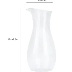 Karaffer-Transparent akryl juiceflaska - elegant dryckesbehållare för bar och hem