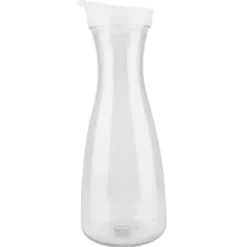 Karaffer-Transparent juiceflaska i akryl - 1000 ml, iskall vattenkanna för bar och hemmabruk