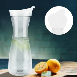 Karaffer-Transparent juiceflaska i akryl - 1000 ml, iskall vattenkanna för bar och hemmabruk