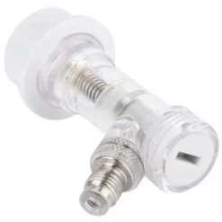 Ölkranar-Transparent kullåsfatkoppling med intern backventil Ölfatkopplingstillbehör