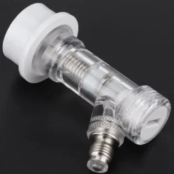 Ölkranar-Transparent kullåsfatkoppling med intern backventil Ölfatkopplingstillbehör