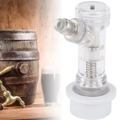 Ölkranar-Transparent kullåsfatkoppling med intern backventil Ölfatkopplingstillbehör