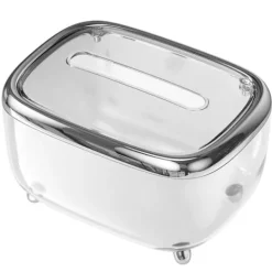 Pappersservetter-Transparent mjukpapperslåda med fast lock - kreativ och enkel pappersförvaringsorganisator