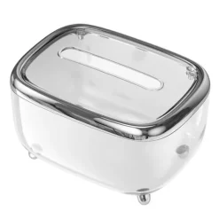 Pappersservetter-Transparent mjukpapperslåda med fast lock - kreativ och enkel pappersförvaringsorganisator