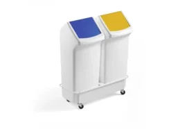 Tillbehör Till Avfallshantering-Transportvogn, Durable Durabin Square Duo, til 2 affaldsspande, til 2 x 40 l