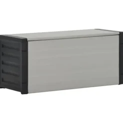 Källsorteringskärl-Trädgårdsavfallslåda - Elegant och praktisk för avfallssortering | Färg: Grå | Storlek: 85x34x40 cm