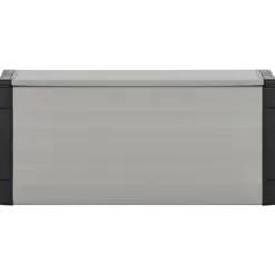 Källsorteringskärl-Trädgårdsavfallslåda - Elegant och praktisk för avfallssortering | Färg: Grå | Storlek: 85x34x40 cm