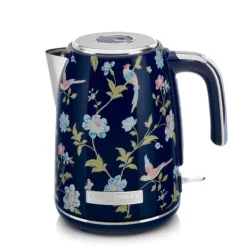 Vattenkokare-Trådl kettles - Laura Ashley - Marine Elveden - kapacitet 1,5L, kalkfilter, 2200W, automatisk avstängning