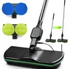Ångtvättar-Trådlös elektrisk mop LUNAVO uppladdningsbar elektrisk roterande golvrengöringsmaskin, lämplig för olika ytor.