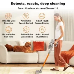 Trådlös Hålsugare - Liectroux - i10 - 27000Pa - LED-Belysning - HEPA E13 Filtrering