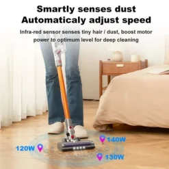 Trådlös Hålsugare - Liectroux - i10 - 27000Pa - LED-Belysning - HEPA E13 Filtrering