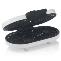 Trebs Våffeljärn dubbel hjärtformad Vit