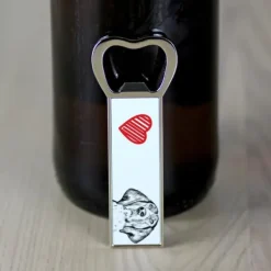 Treeing Walker Coonhound - flasköppnare med en hund, personlig kylöppnare, unik present till en man från Art-Dog