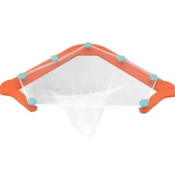 Diskhokorgar-Trekantig diskbänkssilhållare med 100 st diskbänkssilpåse för köksavfall, stall och filterrester - Orange