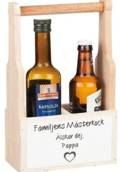 Different design Trälåda Familjens Mästerkock Vit