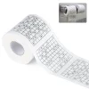 Toalettpapper-Trämassamaterial Nyhet Rolig Nummer Sudoku Tryckt Bad Rolig Toalettpapper