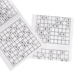 Toalettpapper-Trämassamaterial Nyhet Rolig Nummer Sudoku Tryckt Bad Rolig Toalettpapper