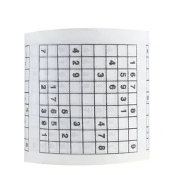 Toalettpapper-Trämassamaterial Nyhet Rolig Nummer Sudoku Tryckt Bad Rolig Toalettpapper
