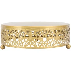 Serveringsfat & Skålar-Tårtställ Runt metall Tårtställ Dessert Tårtstallrikar för festbröllopsfödelsedag S