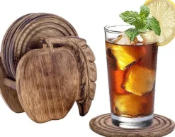 Träunderlägg & Hållare 6-pack