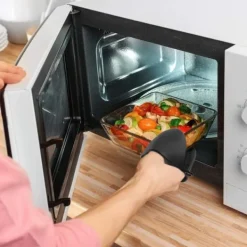 Grytlappar & Grillvantar-Ugnsvante silikon grytlapp 2-pack Svart