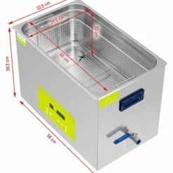 Ultraljudsbadkarsrengörare LED-renare 30 l 600 W