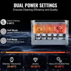 Ultraljudsrengörare, 30L, 530x325x200 mm, rostfritt stål