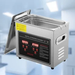 Ultraljudsrengörare med digital timer & värmare, professionell för smycken, glasögon, klockor och små delar (3L)