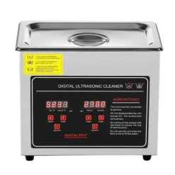 Ultraljudsrengörare med digital timer & värmare, professionell för smycken, glasögon, klockor och små delar (3L)