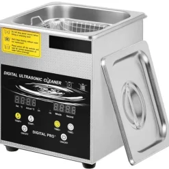 Ultraljudstvätt-Ultraljudsrengöringsmaskin 2L för smycken, rostfritt stål, effektiv rengöring, kompakta mått