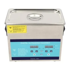 Ultraljudstvätt-Ultraljudstvätt - 10 L Rengöringsmaskin - 28/40 kHz - Timer 0–30 min - EU-kontakt 220 V - Rostfritt stål 201/304 - Effekt <800 W - Ljusgrå