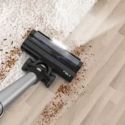 Handdammsugare-UMLo V11 blå sladdlös skaftdammsugare – 2-i-1 handdammsugare & golvdammsugare med HEPA-filter, 300W motor, LED-display