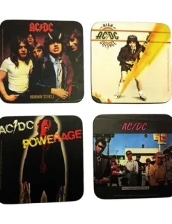 Glasunderlägg-Underlägg (coaster): Ac/Dc