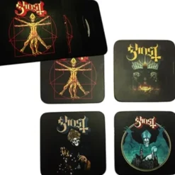 Glasunderlägg-Underlägg (coaster set): Ghost