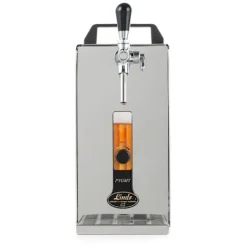 Ölkranar-Underräknare Öltapp, PYGMY 20 / K, med membranpump, 1-sidigt torrkylningsanordning i rostfritt stål, 25 liter / h, inkl dispenser, KEG:Type G