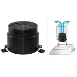 Whirlpool Köksfläktar-UNF001 Universal kolfilter - - Designad för spiskåpor - Utsug Ø 125 eller 153 mm