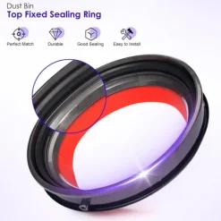 Dammsugartillbehör-Uppgraderad dammbehållare tätningsring set kompatibelt med Dyson V11/V15 Gen5/SV-serien (inkl. T8 skruvmejsel)