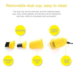 USB Mini-datortangentbordsdammsugare PC Laptop-borste Dammrengöringssats